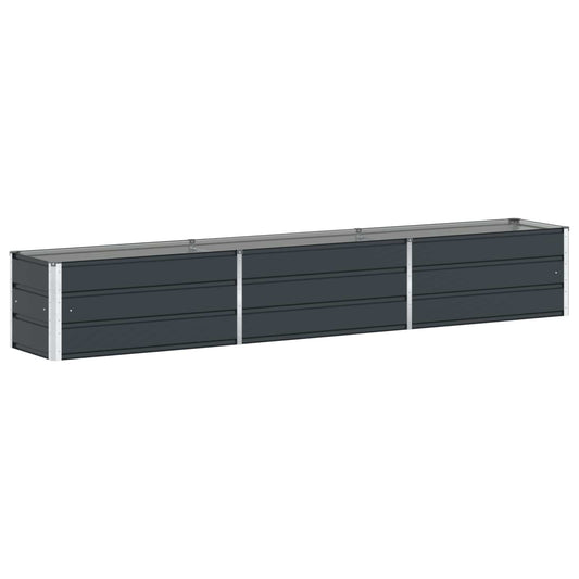 vidaXL Γλάστρα Ανθρακί 290 x 50 x 45 εκ Επικαλυμμένος Χάλυβας