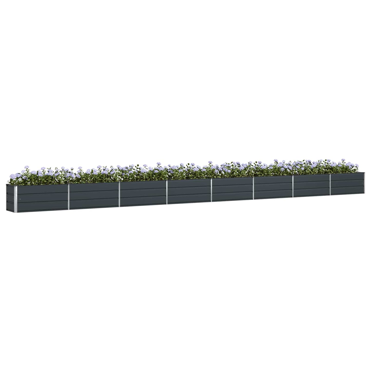 vidaXL Γλάστρα Ανθρακί 770 x 50 x 45 εκ Επικαλυμμένος Χάλυβας