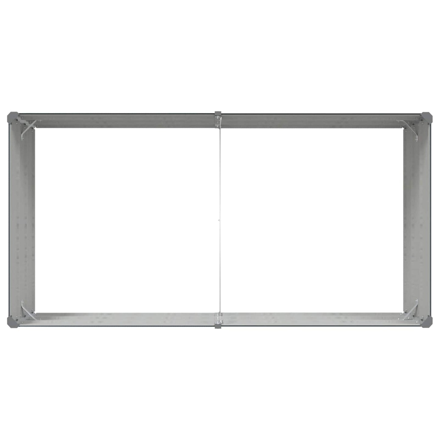 vidaXL Γλάστρα Ανθρακί 195 x 100 x 45 εκ Επικαλυμμένος Χάλυβας