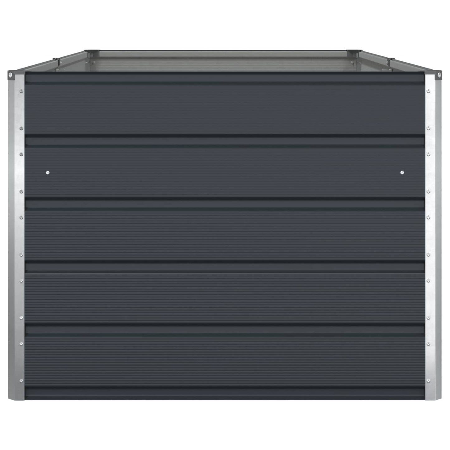 vidaXL Γλάστρα Ανθρακί 195 x 100 x 45 εκ Επικαλυμμένος Χάλυβας