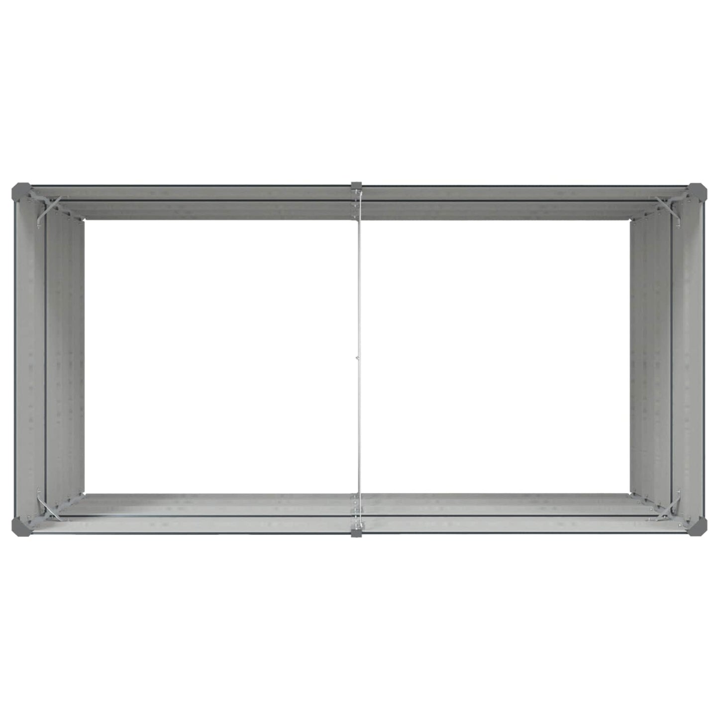 vidaXL Γλάστρα Ανθρακί 195 x 100 x 45 εκ Επικαλυμμένος Χάλυβας