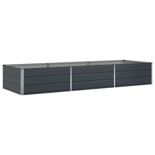 vidaXL Γλάστρα Ανθρακί 290 x 100 x 45 εκ Επικαλυμμένος Χάλυβας