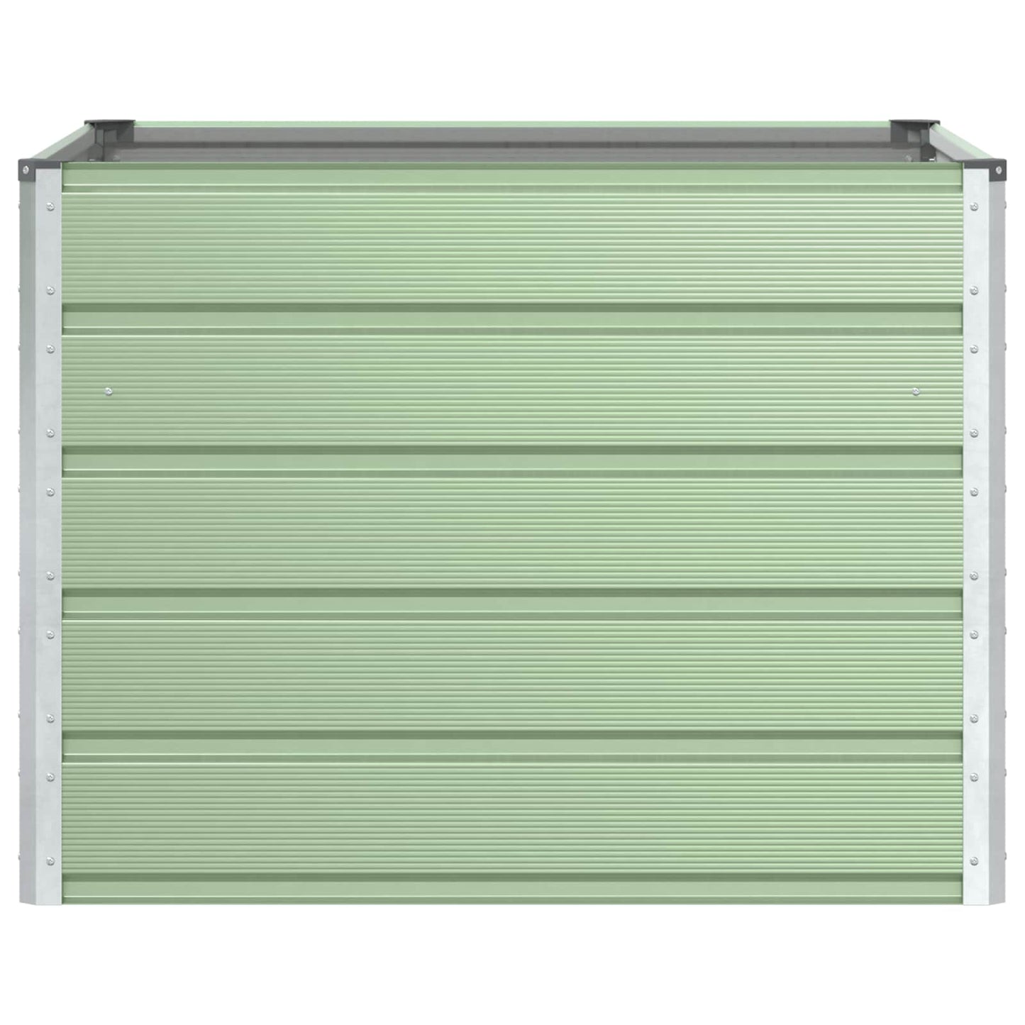 vidaXL Γλάστρα Παστέλ Πράσινο 100 x 100 x 75 εκ Ατσάλι
