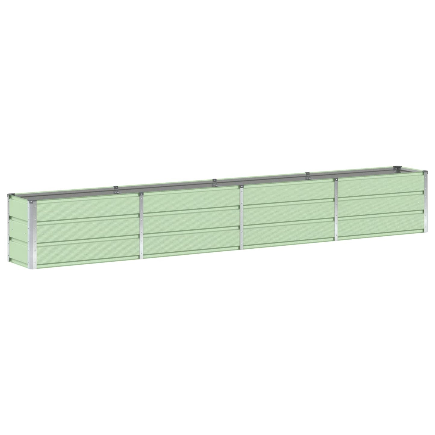vidaXL Γλάστρα Πράσινο 320 x 40 x 45 cm Ατσάλι