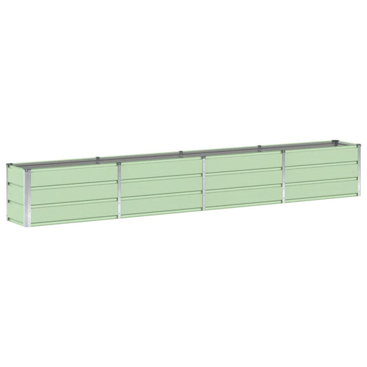 vidaXL Γλάστρα Πράσινο 320 x 40 x 45 cm Ατσάλι