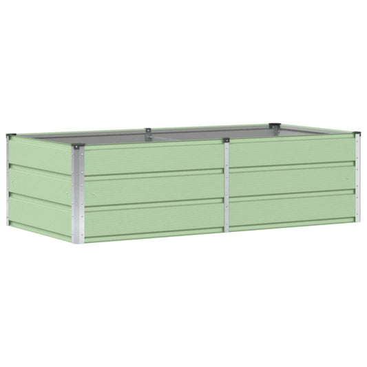 vidaXL Γλάστρα Πράσινο 160 x 80 x 45 cm Ατσάλι