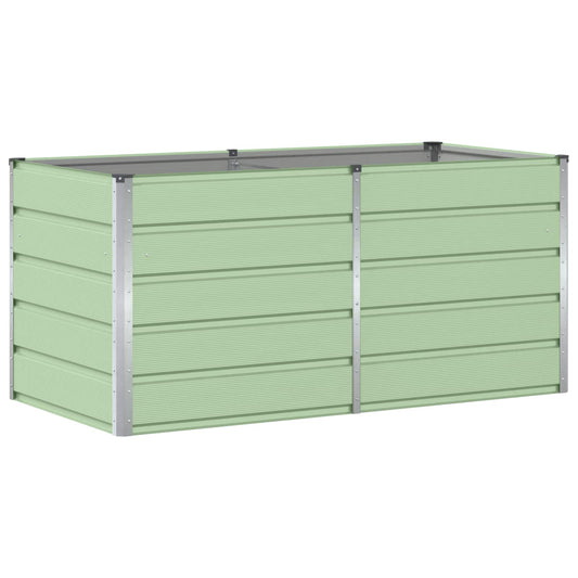 vidaXL Γλάστρα Πράσινο 160 x 80 x 75 cm Ατσάλι