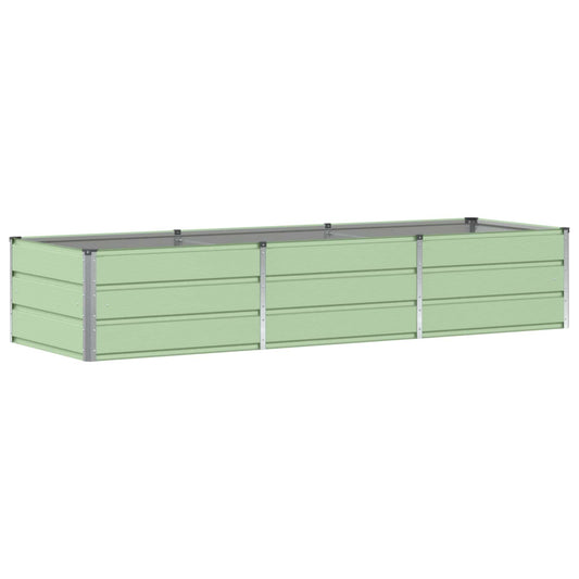 vidaXL Γλάστρα Πράσινο 240 x 80 x 45 cm Ατσάλι