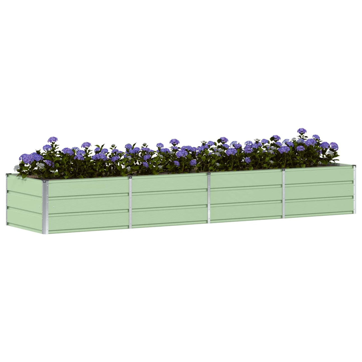vidaXL Γλάστρα Πράσινο 320 x 80 x 45 cm Ατσάλι