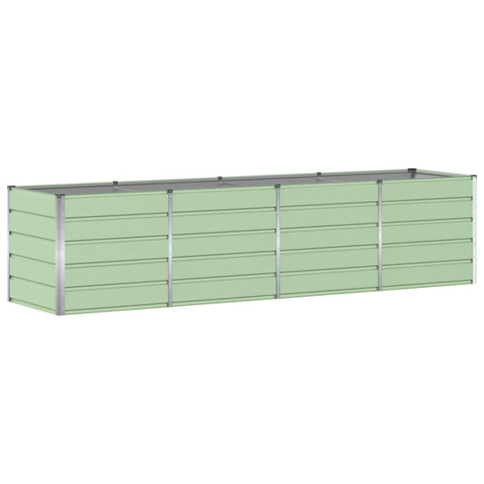 vidaXL Γλάστρα Πράσινο 240 x 80 x 75 εκ. Ατσάλι