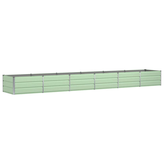 vidaXL Γλάστρα Πράσινο 480 x 80 x 45 cm Ατσάλι
