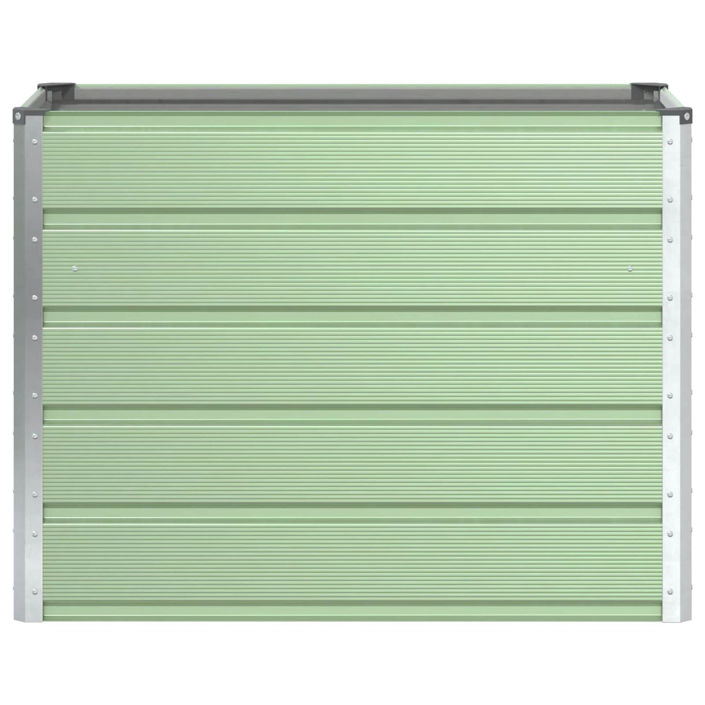 vidaXL Γλάστρα Παστέλ Πράσινο 100 x 50 x 77 εκ Επικαλυμμένος Χάλυβας