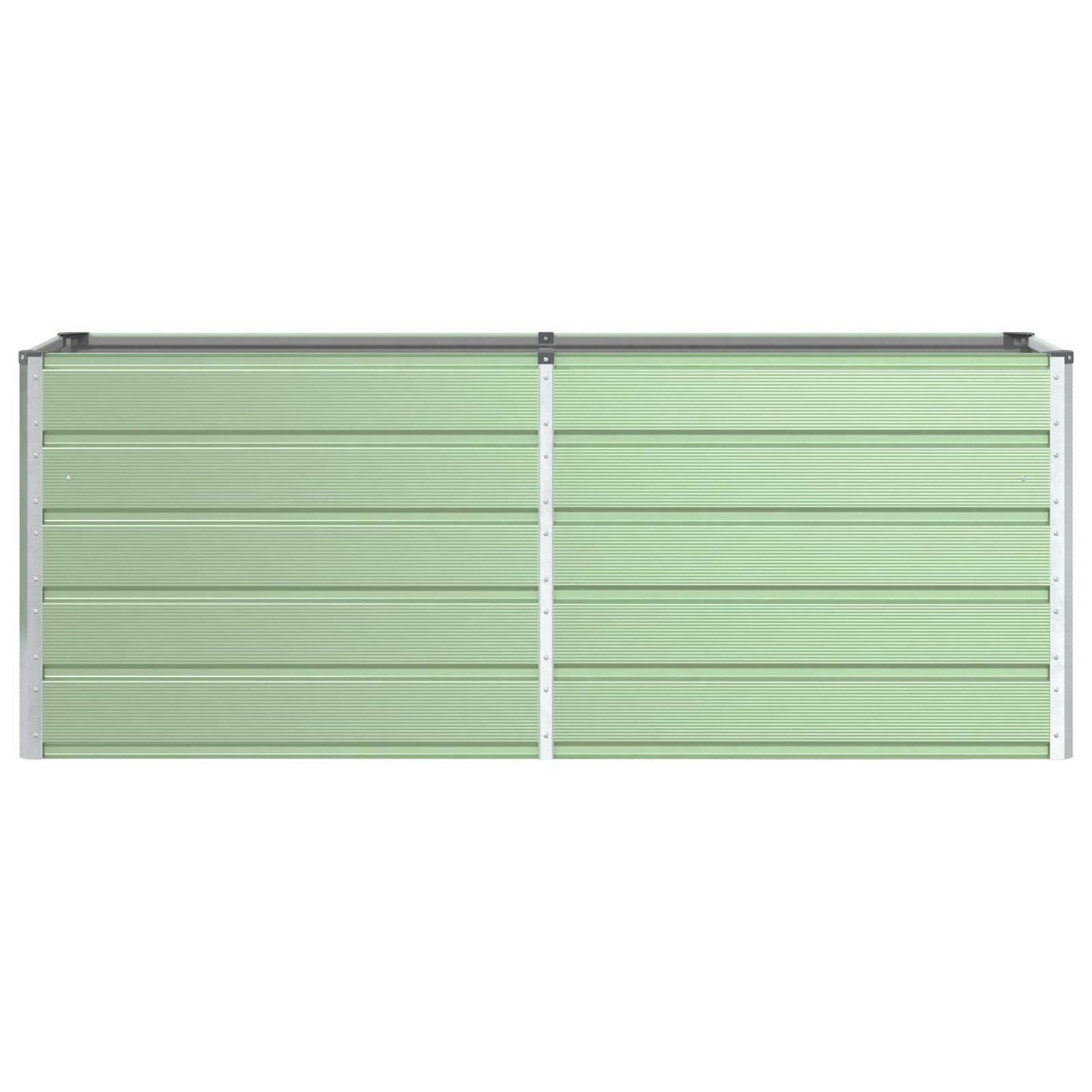 vidaXL Γλάστρα Παστέλ Πράσινο 195 x 50 x 77 εκ Επικαλυμμένος Χάλυβας