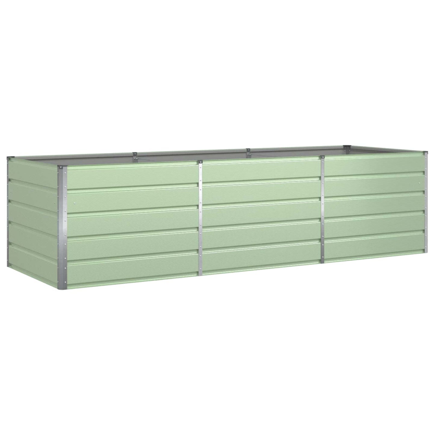 vidaXL Γλάστρα Παστέλ Πράσινο 290 x 100 x 75 εκ Επικαλυμμένος Χάλυβας