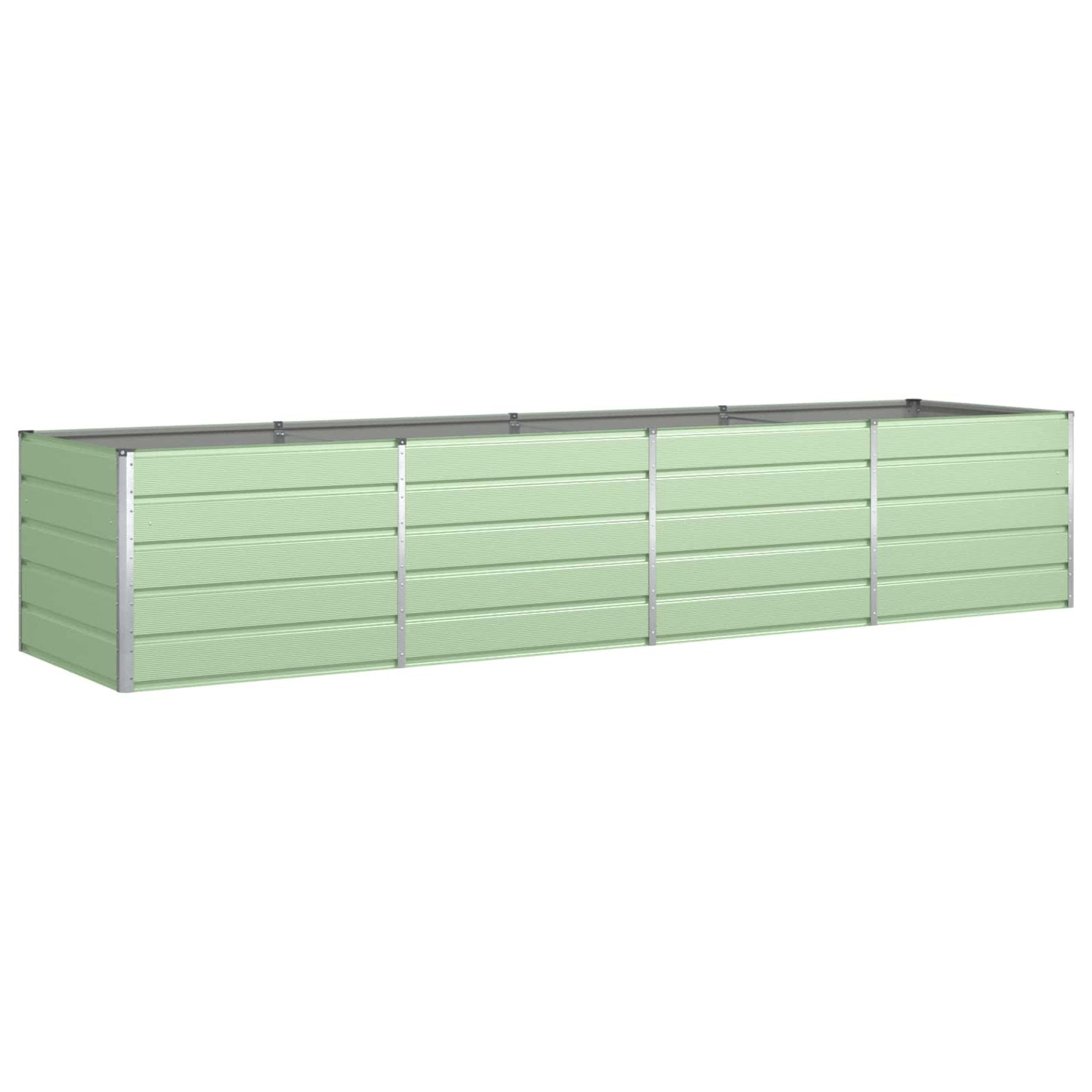 vidaXL Γλάστρα Παστέλ Πράσινο 385 x 100 x 75 εκ Γαλβανισμένος Χάλυβας