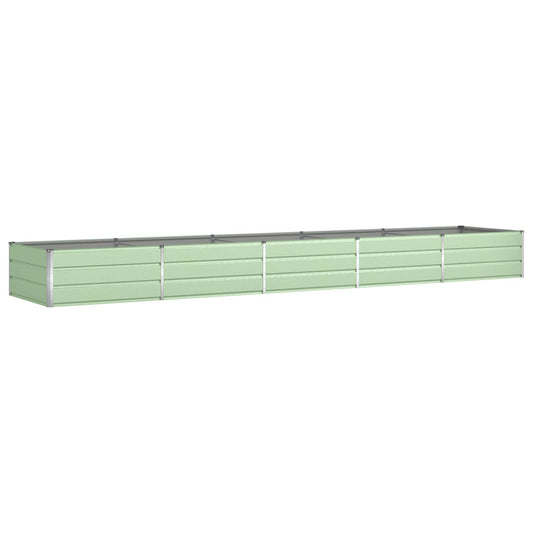 vidaXL Γλάστρα Παστέλ Πράσινο 195 x 100 x 45 εκ Επικαλυμμένος Χάλυβας