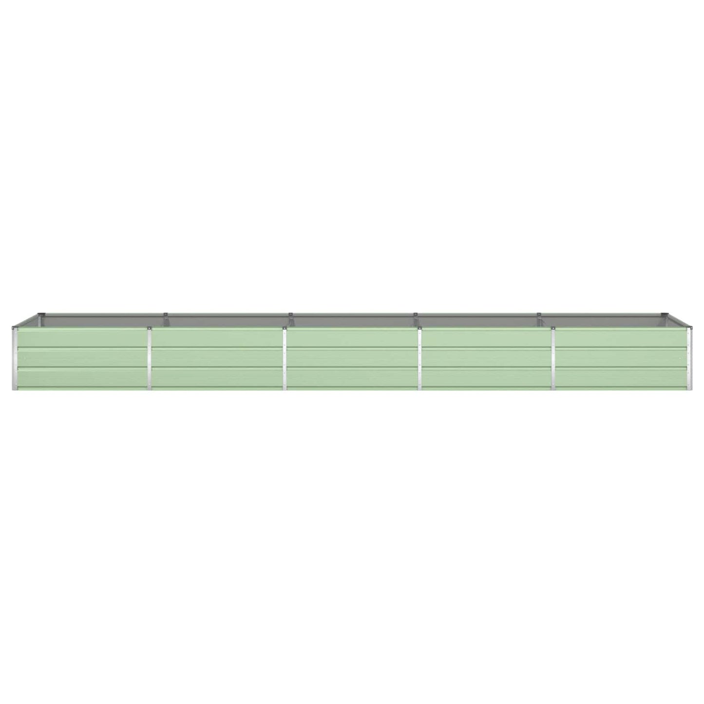 vidaXL Γλάστρα Παστέλ Πράσινο 195 x 100 x 45 εκ Επικαλυμμένος Χάλυβας