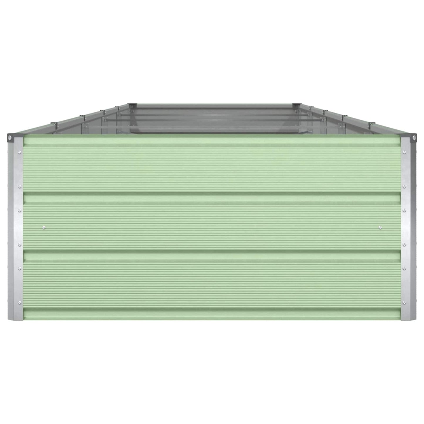 vidaXL Γλάστρα Παστέλ Πράσινο 195 x 100 x 45 εκ Επικαλυμμένος Χάλυβας