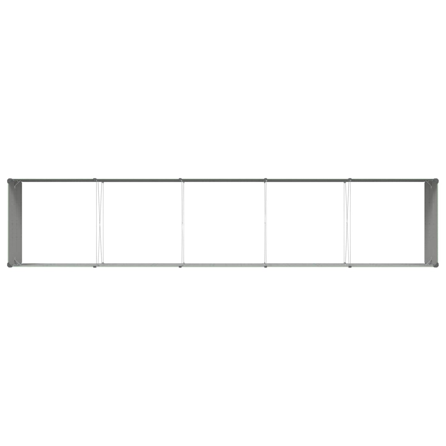 vidaXL Γλάστρα Παστέλ Πράσινο 195 x 100 x 45 εκ Επικαλυμμένος Χάλυβας