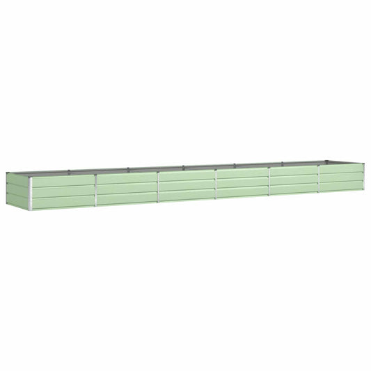 vidaXL Γλάστρα Παστέλ Πράσινο 580 x 100 x 45 εκ Επικαλυμμένος Χάλυβας