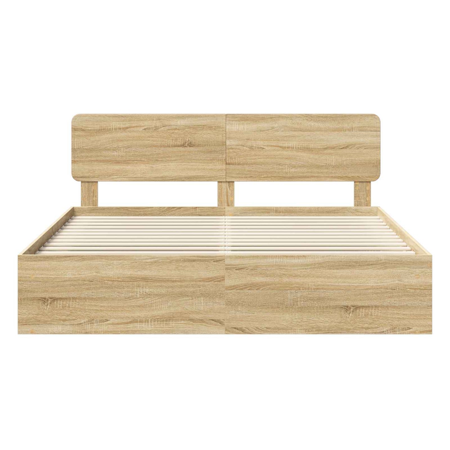 vidaXL Σκελετός Κρεβατιού Σονόμα 200 x 200 cm Στερεά ξυλεία πεύκου