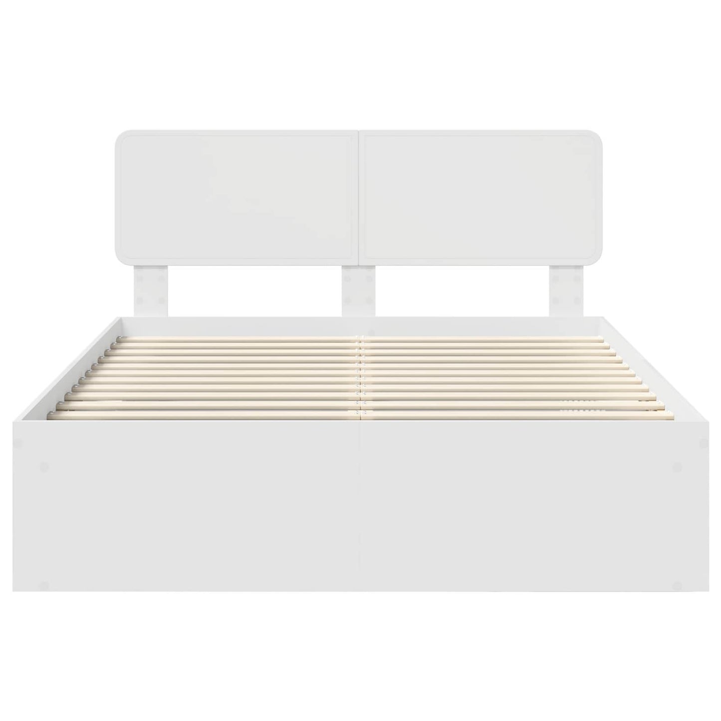 vidaXL Σκελετός Κρεβατιού Λευκό 160 x 200 cm Στερεά ξυλεία πεύκου