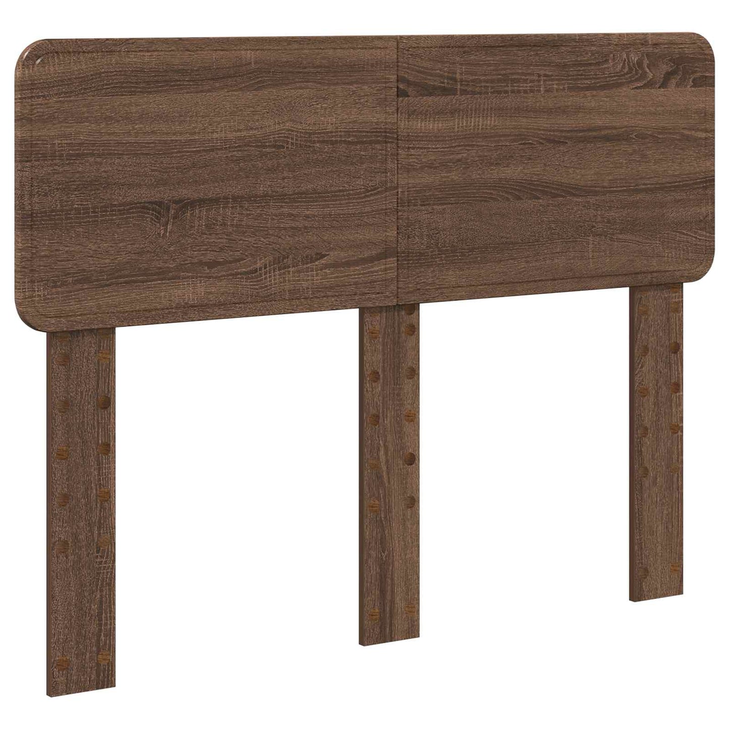 vidaXL Σκελετός Κρεβατιού Καφέ δρυς 120 x 190 cm Στερεά ξυλεία πεύκου