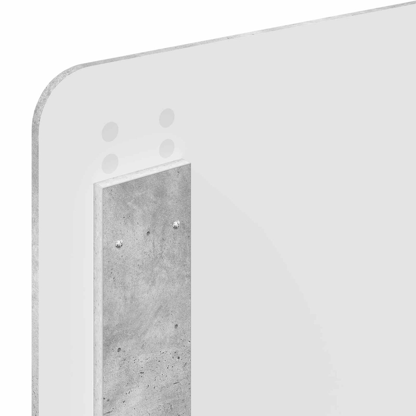 vidaXL Σκελετός Κρεβατιού Σκυρόδεμα 90 x 200 cm Στερεά ξυλεία πεύκου