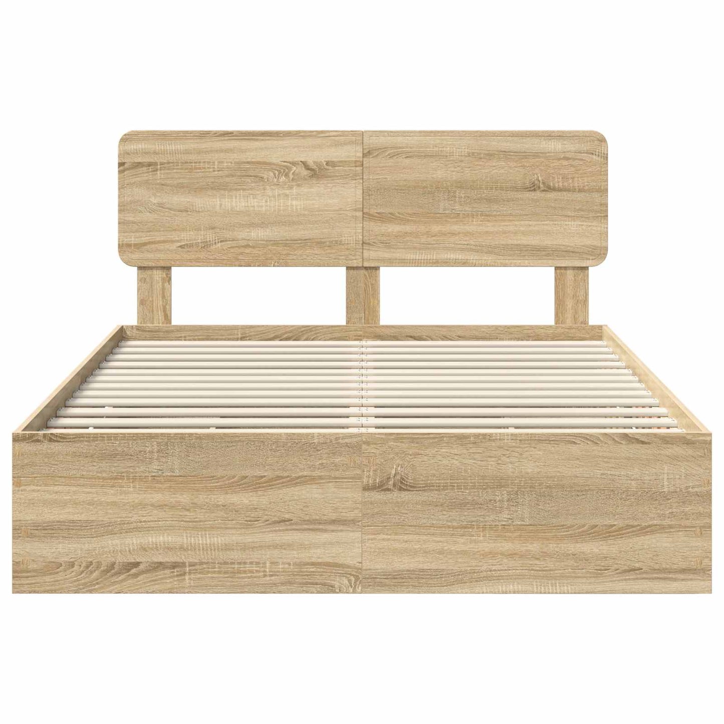 vidaXL Σκελετός Κρεβατιού με συρτάρι Δρύς Sonoma 160 x 200 cm