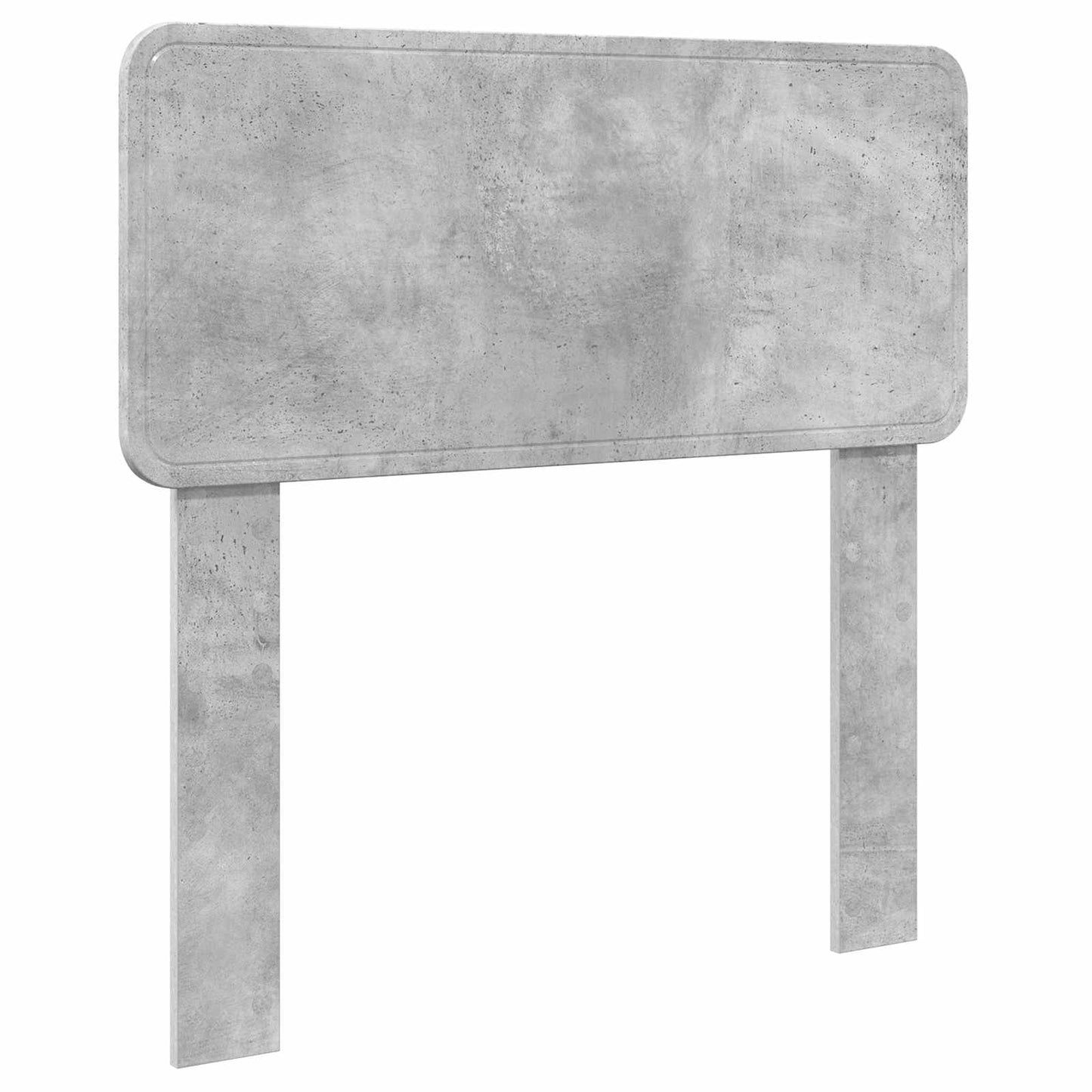 vidaXL Σκελετός Κρεβατιού Σκυρόδεμα Γκρι 90 x 190 cm Μηχανήματος Ξύλο