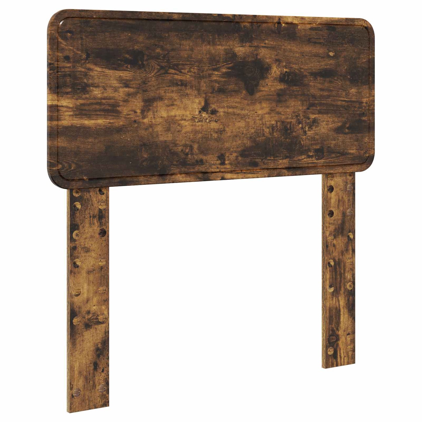 vidaXL Κρεβάτι Αποθήκης Καπνιστό Δρύς 100 x 200 cm Επεξεργασμένο ξύλο