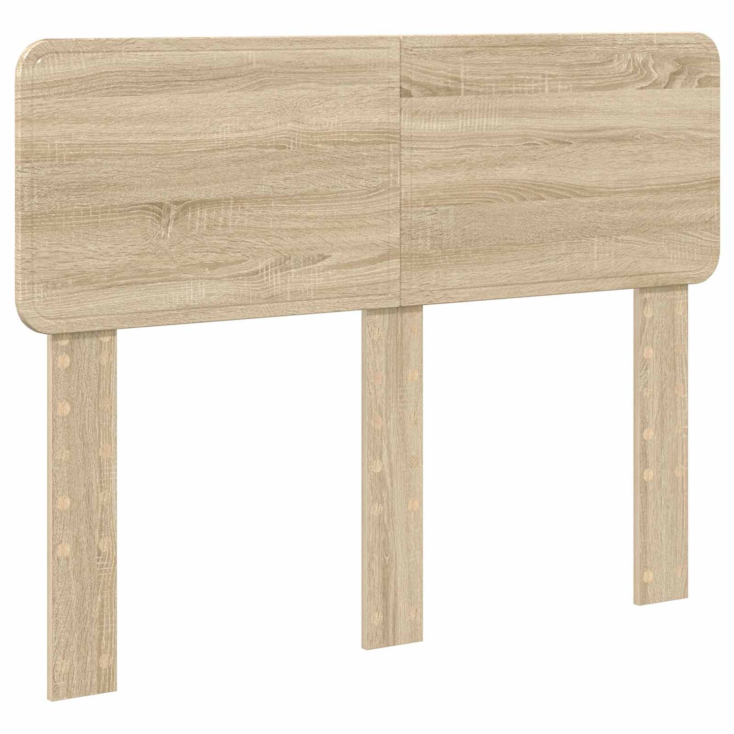 vidaXL Σκελετός Κρεβατιού Δρύς Sonoma 135 x 190 cm Επεξεργασμένο ξύλο