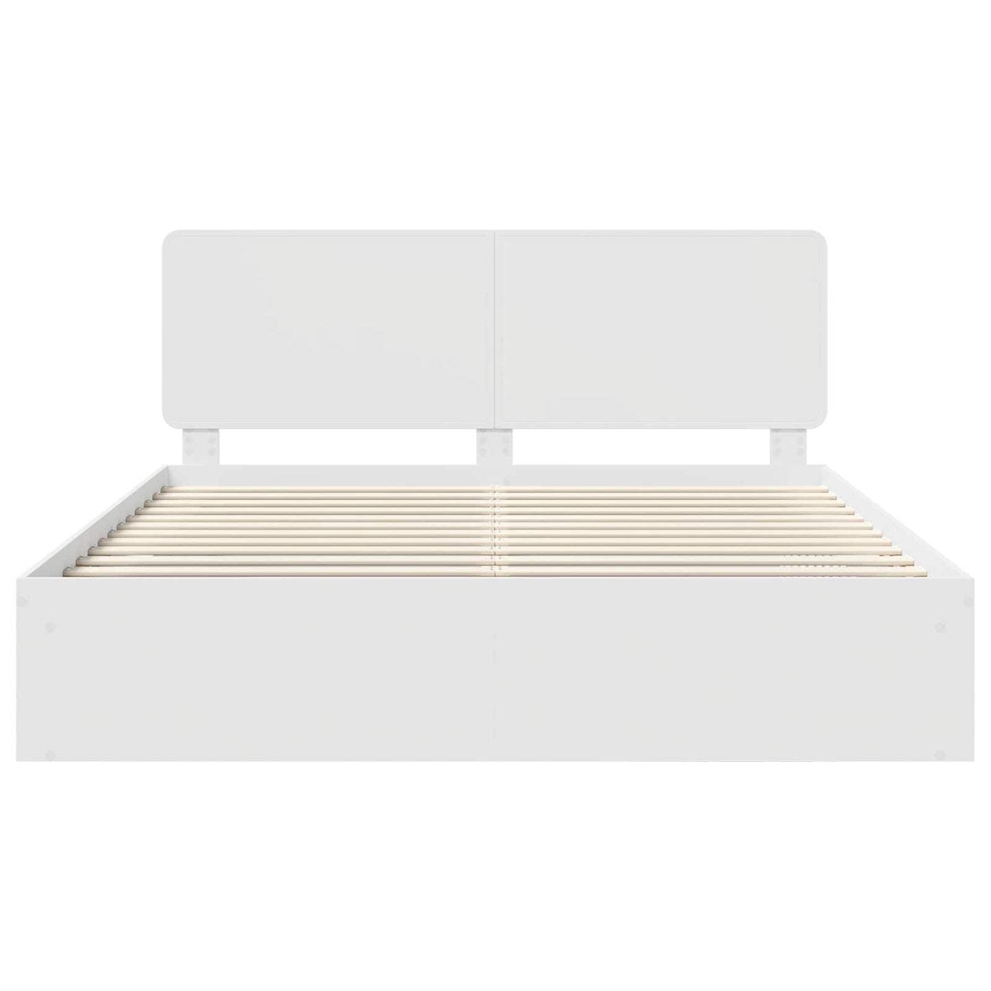 vidaXL Σκελετός Κρεβατιού Λευκό 180 x 200 cm Στερεά ξυλεία πεύκου