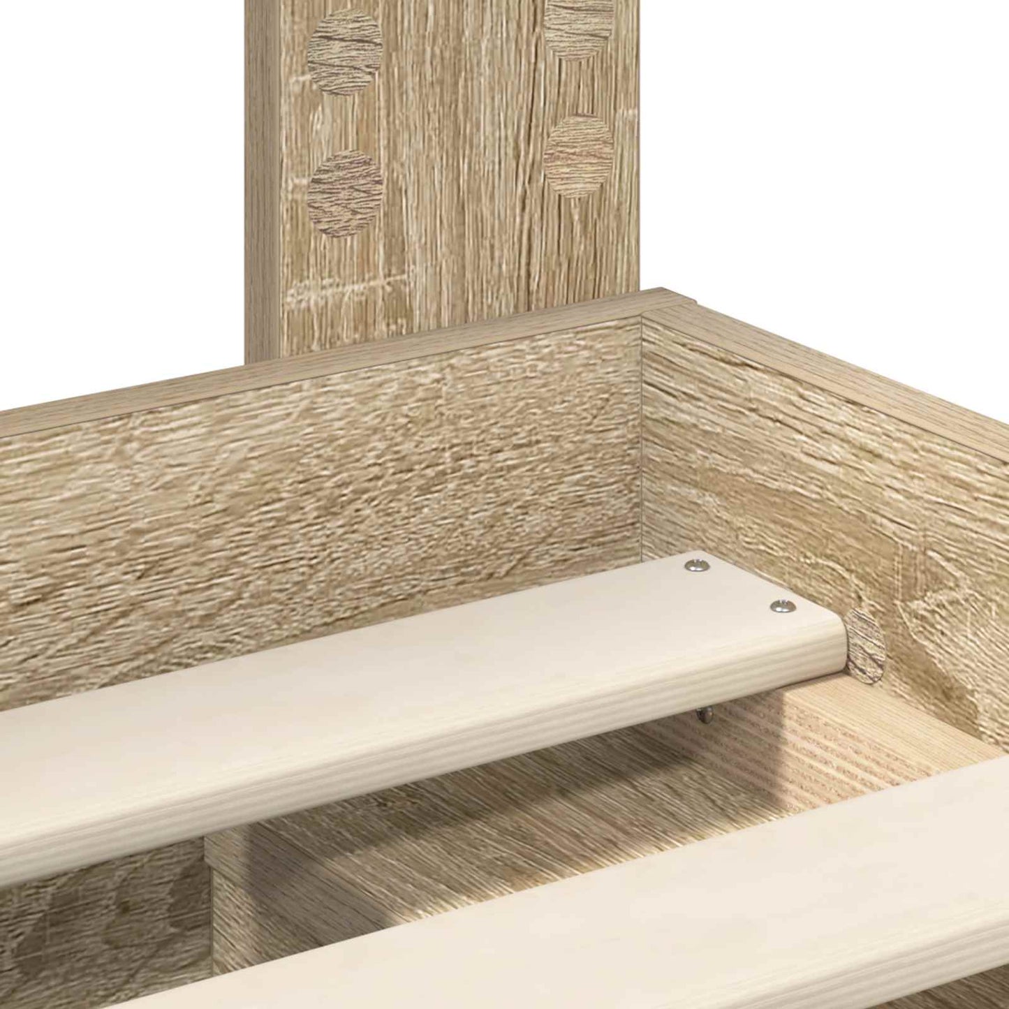 vidaXL Σκελετός Κρεβατιού με κεφαλάρι Δρύς Sonoma 150 x 200 cm