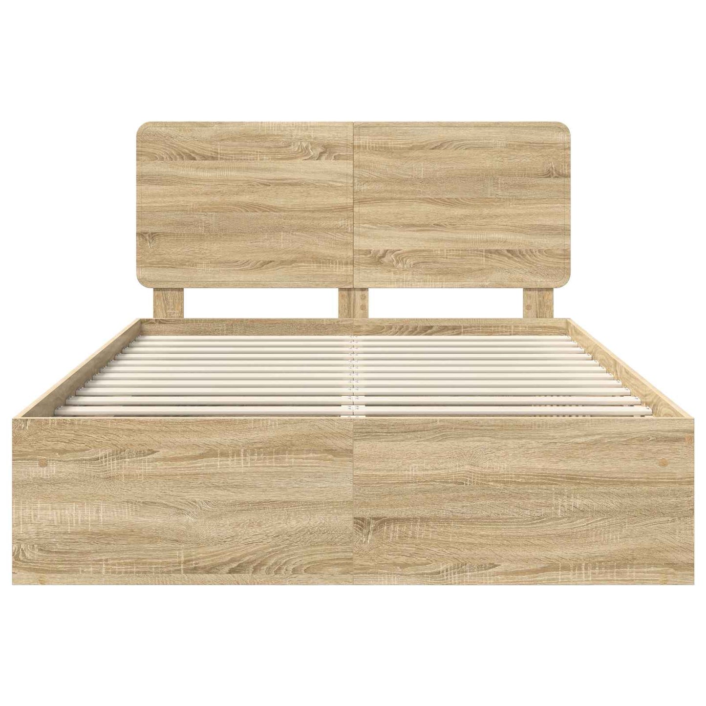 vidaXL Σκελετός Κρεβατιού Σονόμα 140 x 190 cm Στερεά ξυλεία πεύκου