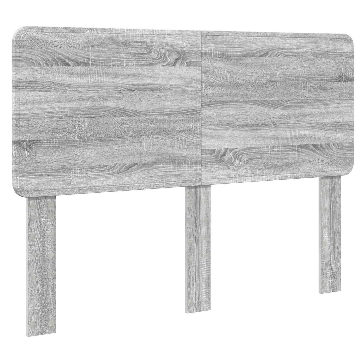 vidaXL Κρεβάτι Αποθήκης Γκρίζο Σονομα 150 x 200 cm Επεξεργασμένο ξύλο