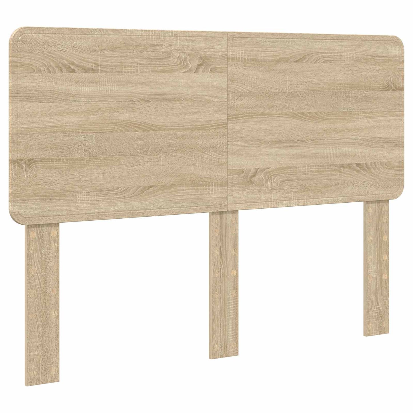 vidaXL Σκελετός Κρεβατιού Δρύς Sonoma 140 x 190 cm Επεξεργασμένο ξύλο