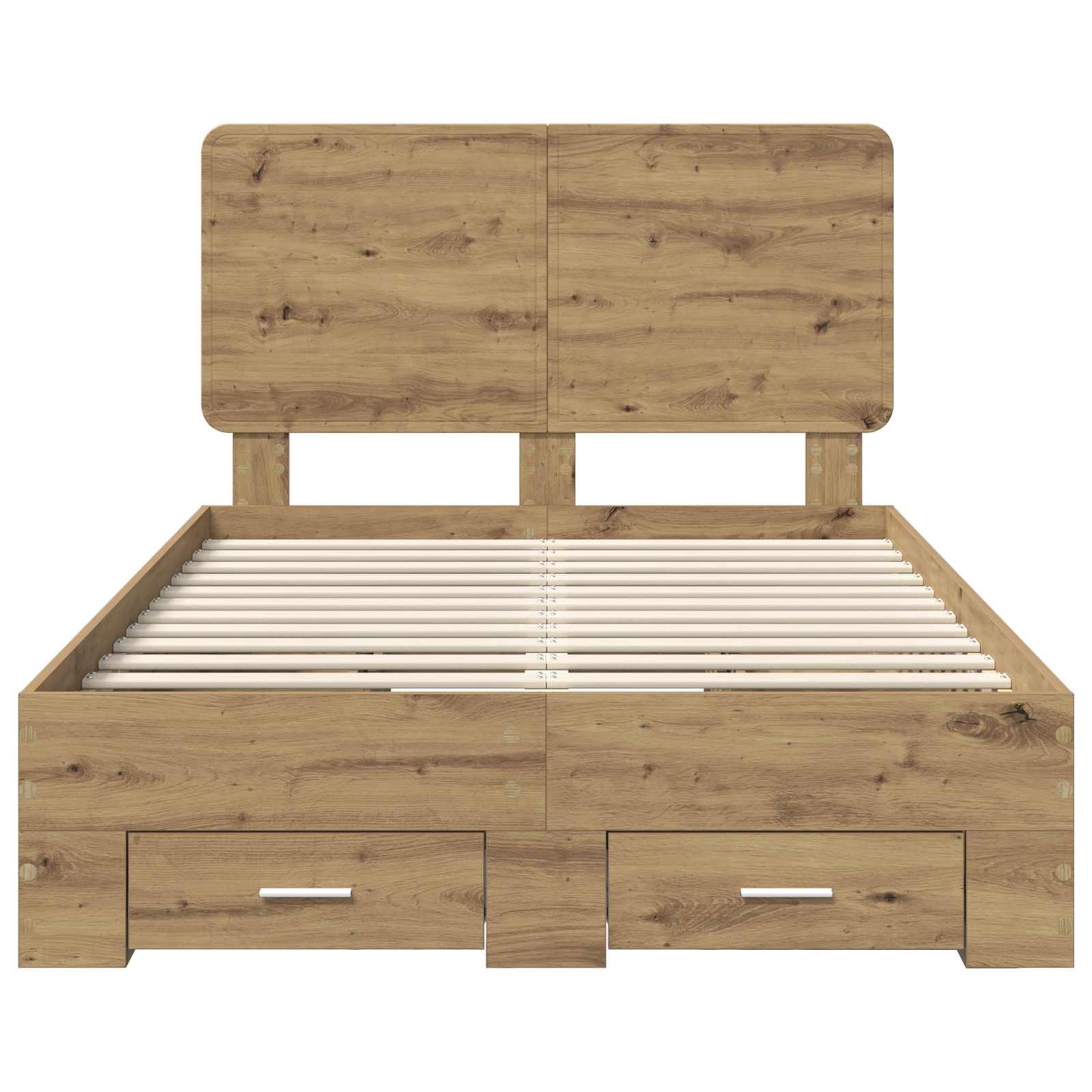 vidaXL Σκελετός Κρεβατιού Artisan Oak 120 x 190 cm Επεξεργασμένο ξύλο