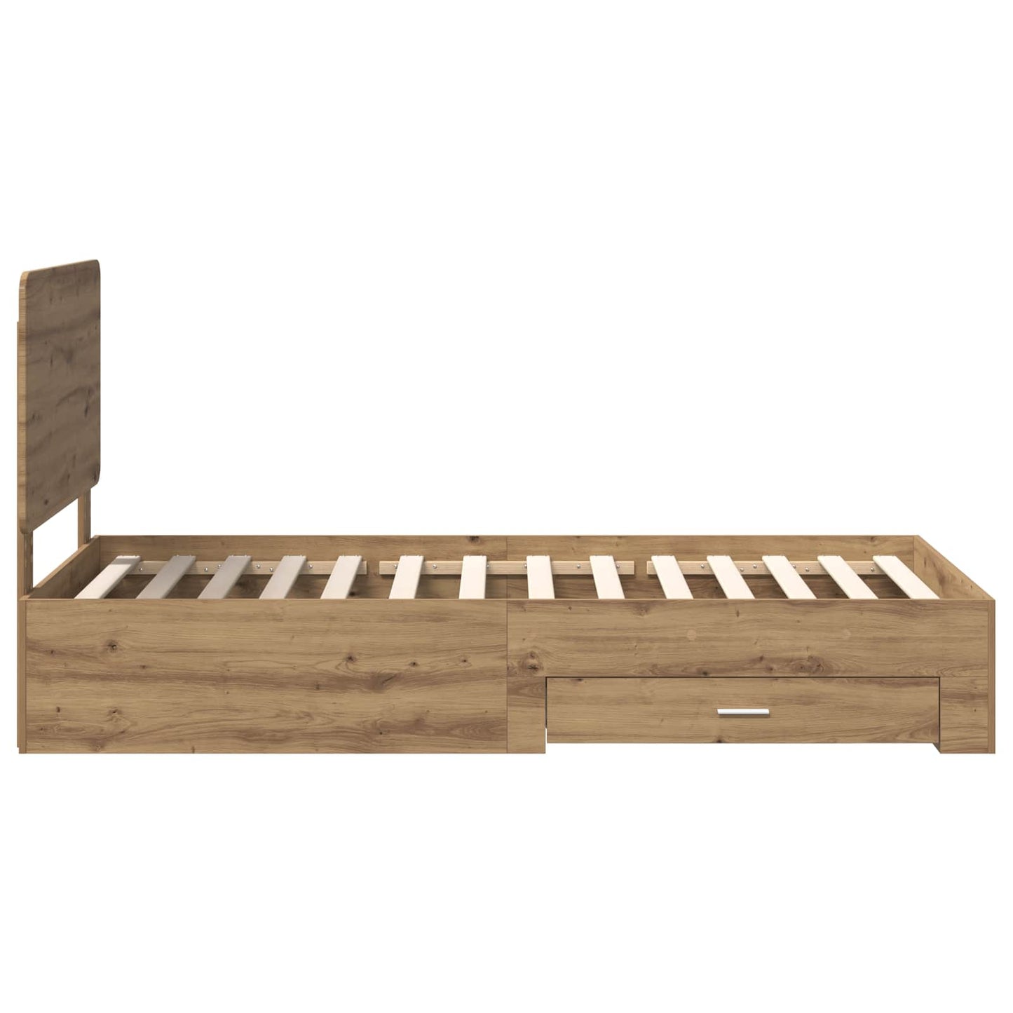 vidaXL Σκελετός Κρεβατιού Artisan Oak 90 x 200 cm Επεξεργασμένο ξύλο