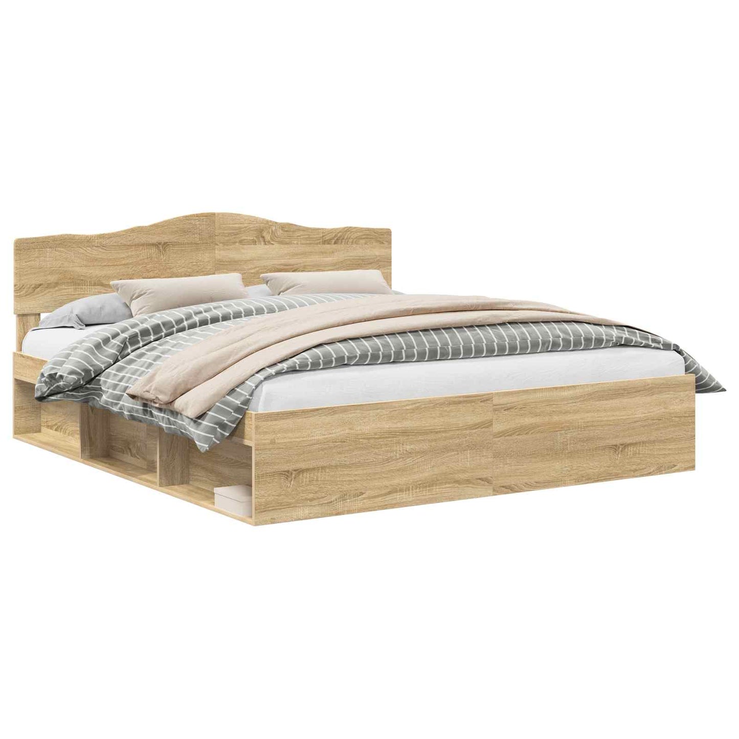 vidaXL Σκελετός Κρεβατιού Σονόμα 180 x 200 cm Στερεά ξυλεία πεύκου