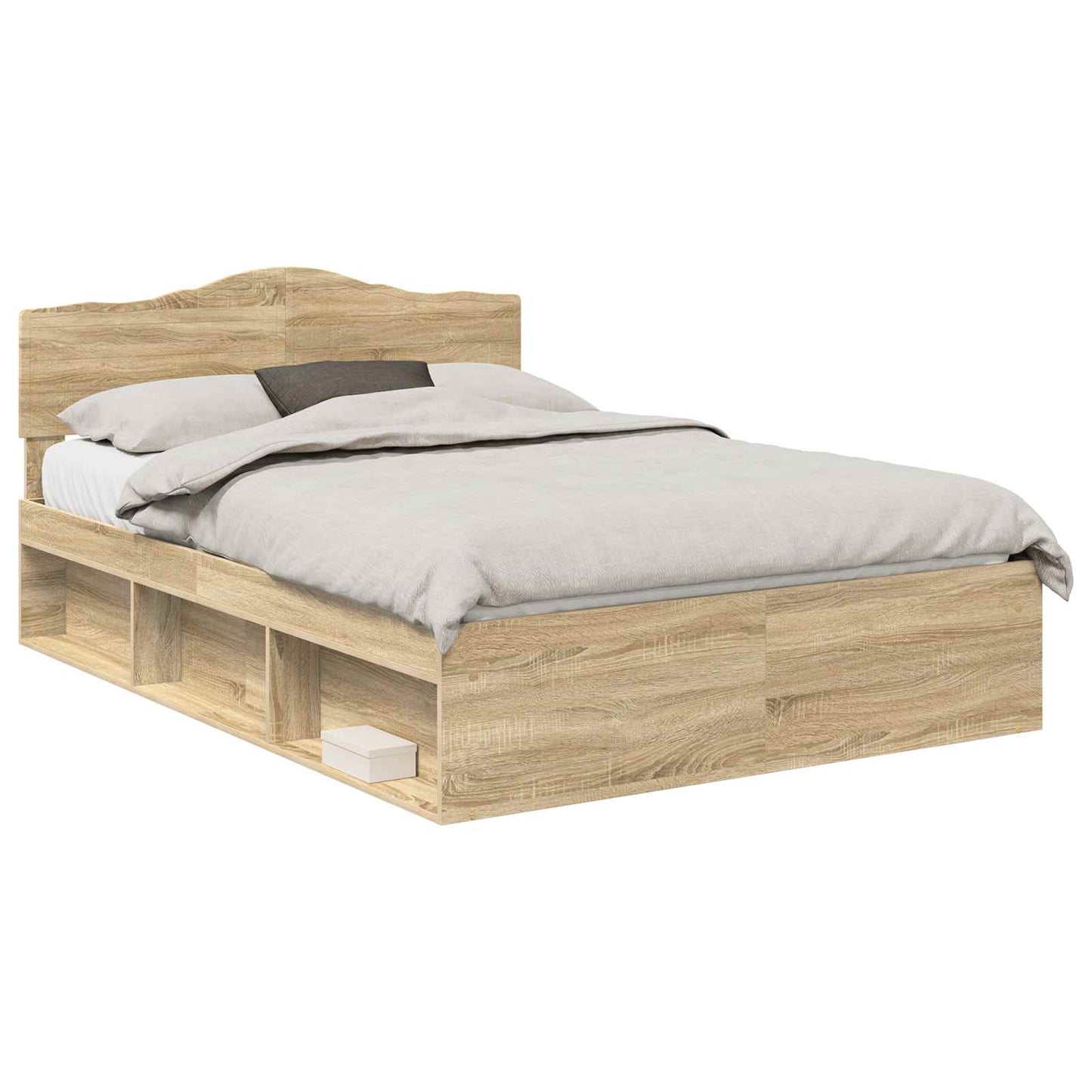 vidaXL Σκελετός Κρεβατιού Σονόμα 140 x 200 cm Στερεά ξυλεία πεύκου