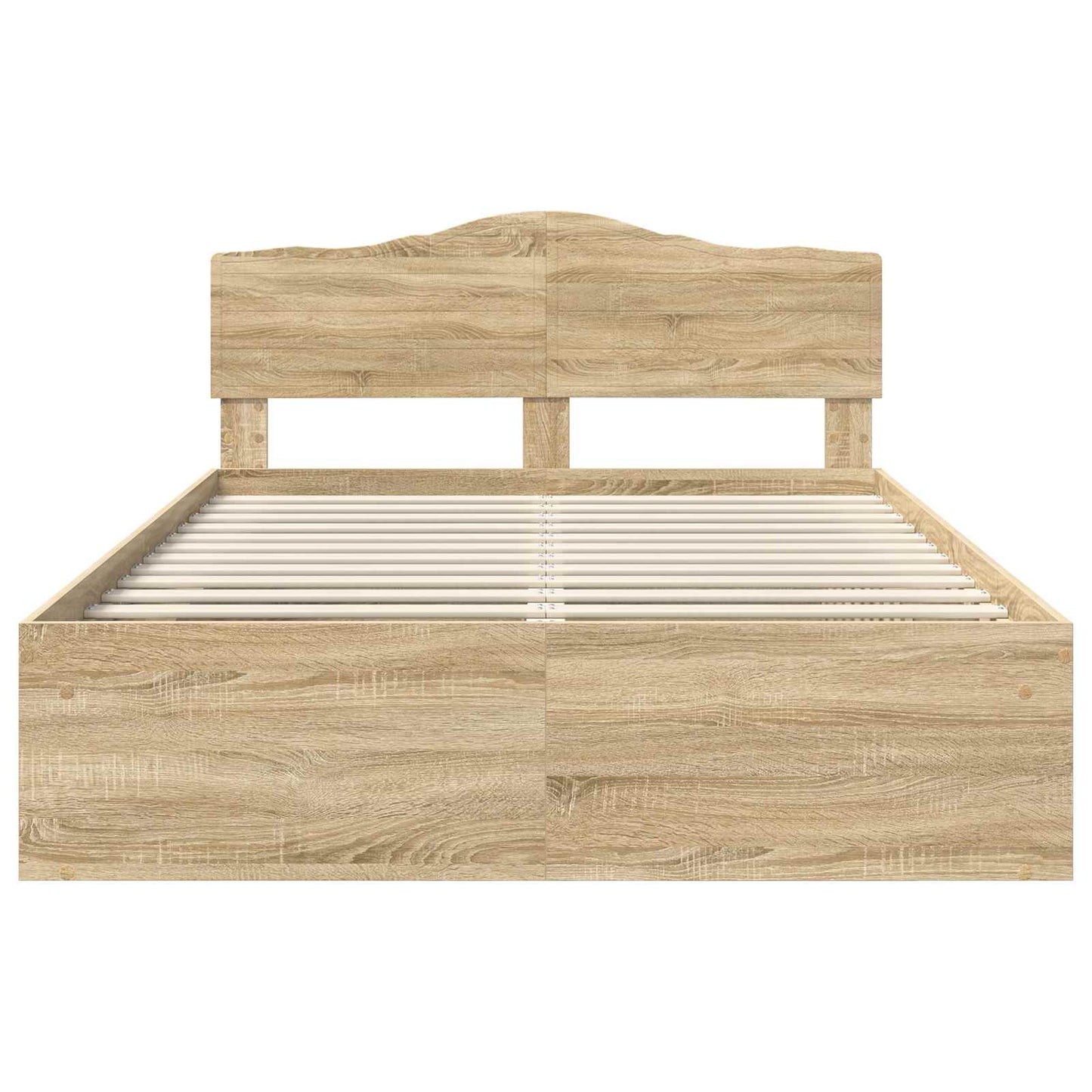 vidaXL Σκελετός Κρεβατιού Σονόμα 140 x 200 cm Στερεά ξυλεία πεύκου