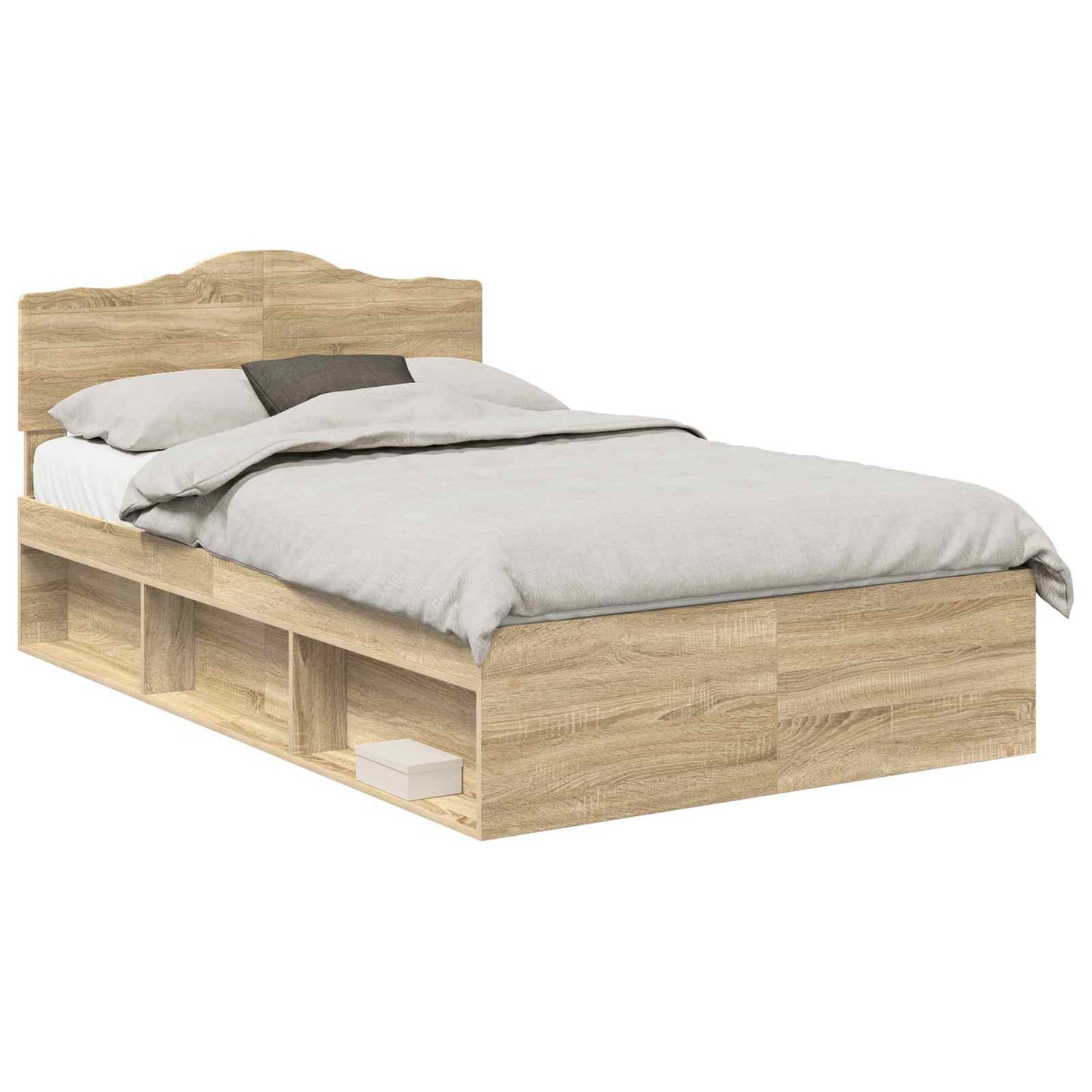 vidaXL Σκελετός Κρεβατιού Σονόμα 120 x 190 cm Στερεά ξυλεία πεύκου