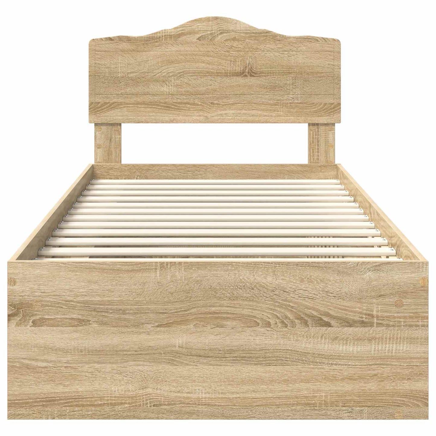 vidaXL Σκελετός Κρεβατιού Σονόμα 90 x 190 cm Στερεά ξυλεία πεύκου