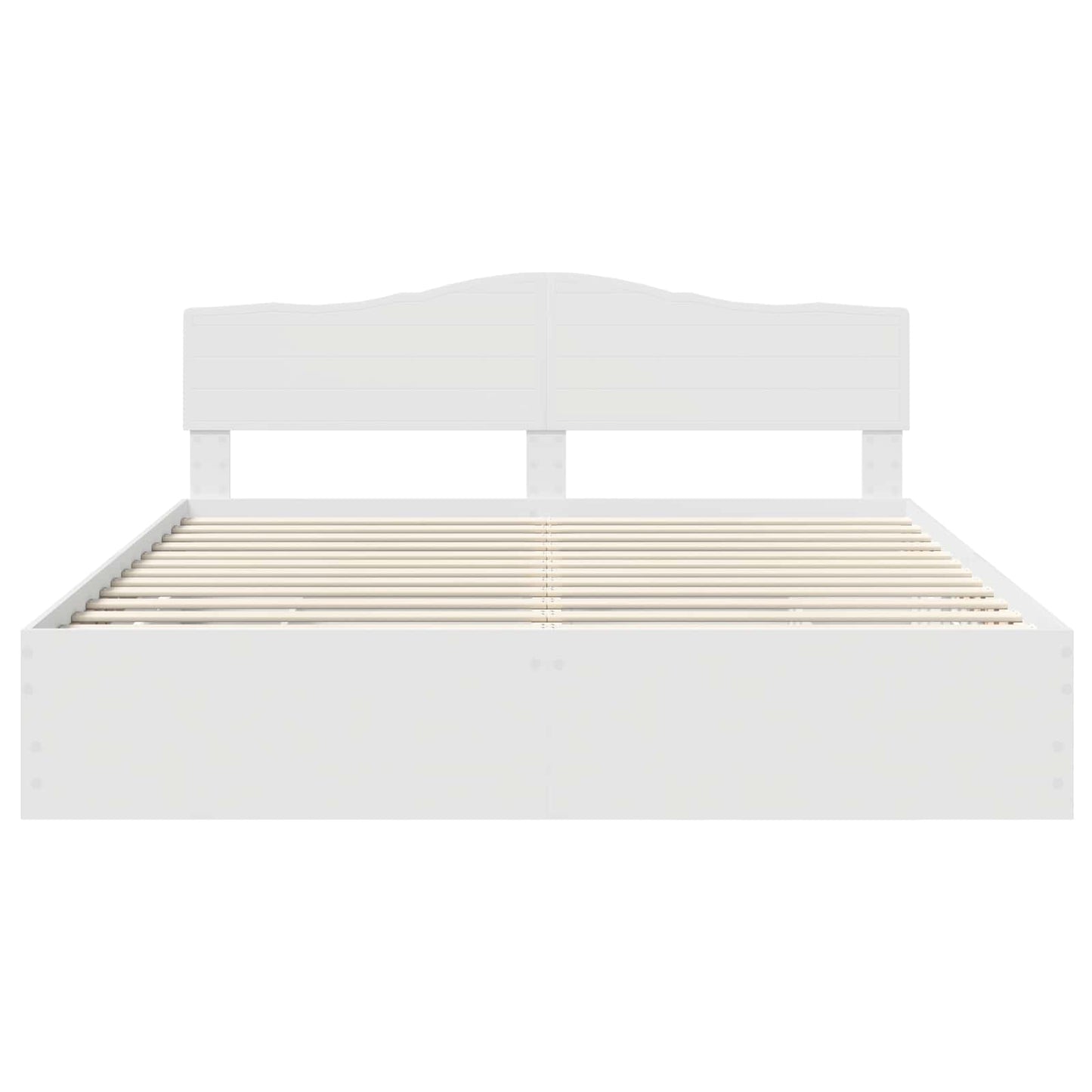 vidaXL Σκελετός Κρεβατιού Λευκό 180 x 200 cm Μηχανήματος Ξύλο