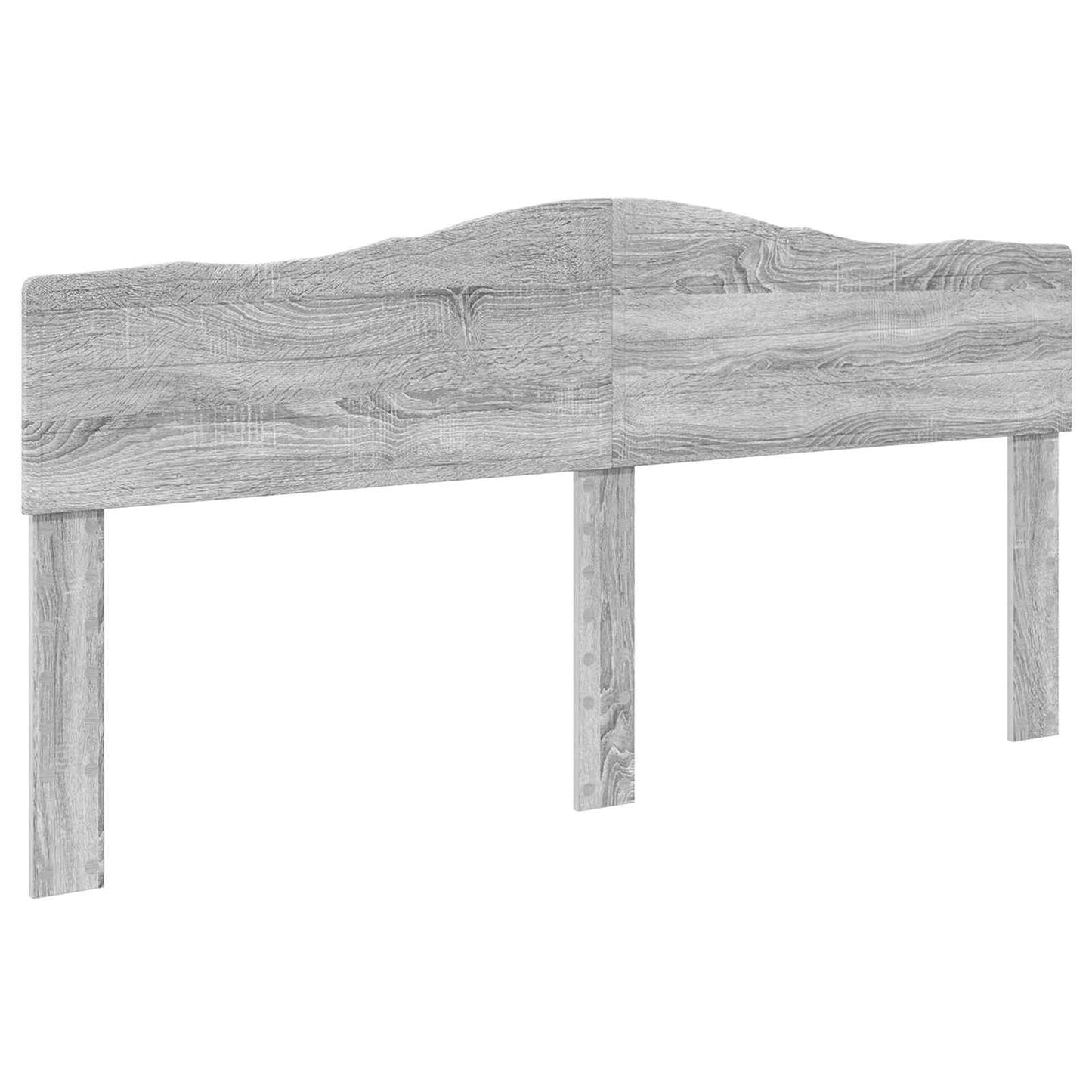 vidaXL Κρεβάτι Αποθήκης Γκρίζο Σονομα 180 x 200 cm Επεξεργασμένο ξύλο