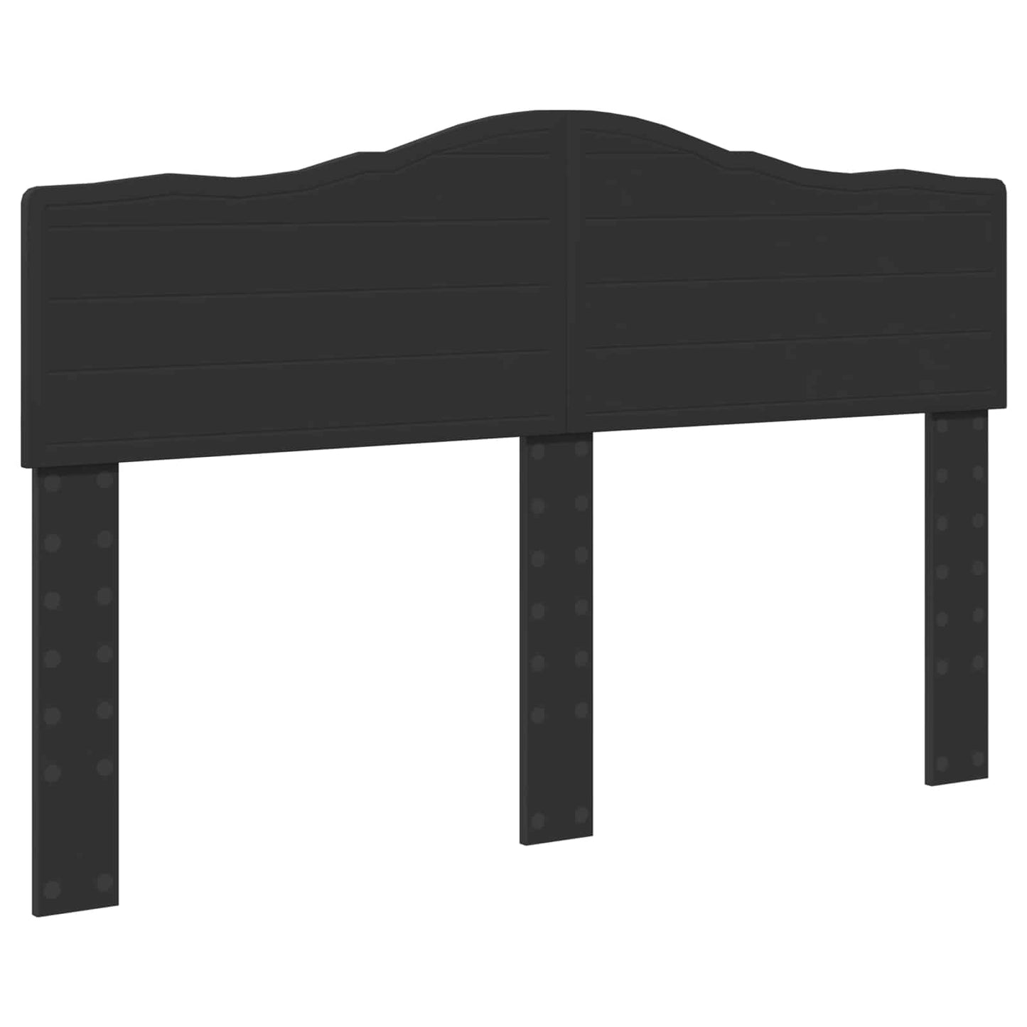 vidaXL Σκελετός Κρεβατιού Μαύρο 140 x 190 cm Επεξεργασμένο ξύλο