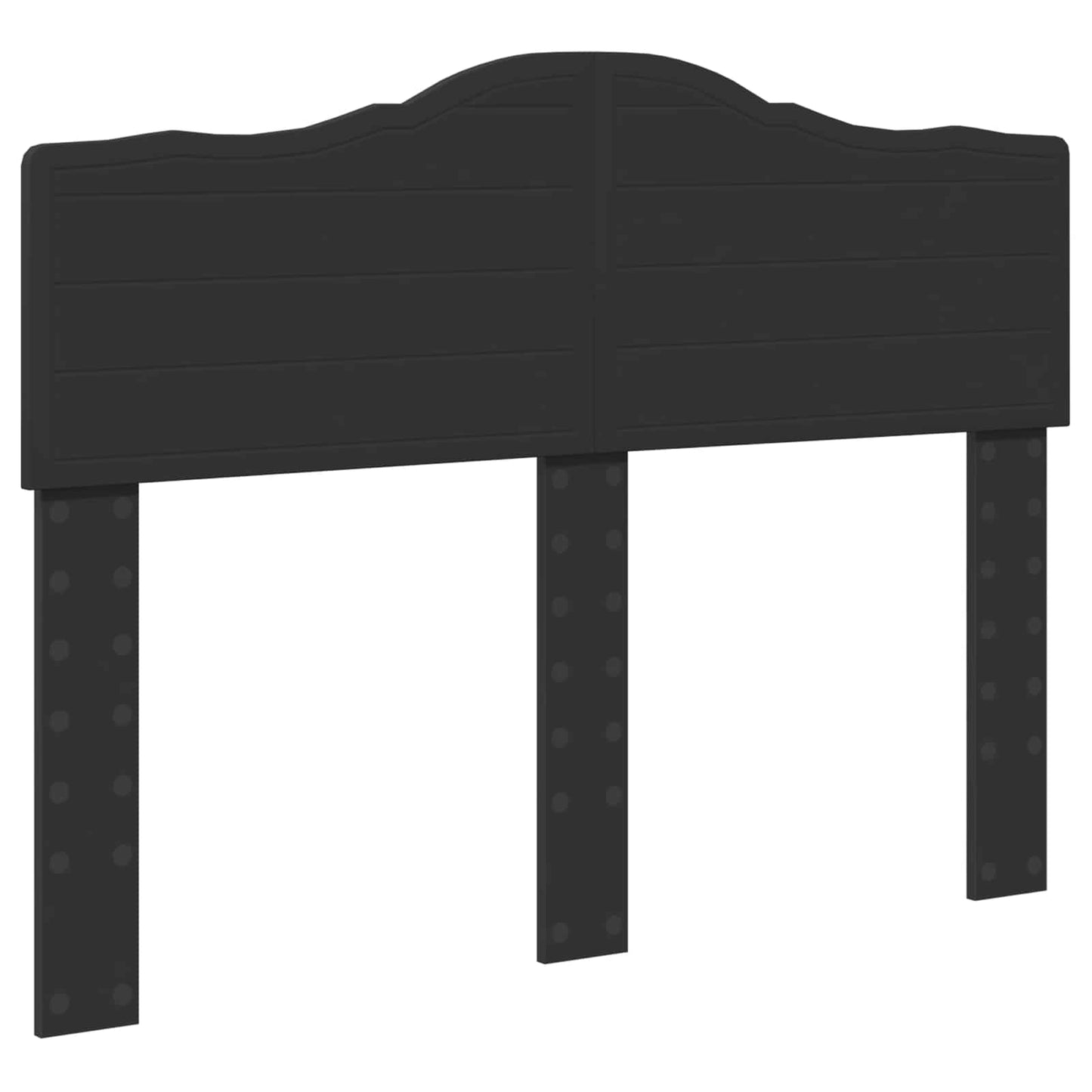 vidaXL Σκελετός Κρεβατιού Μαύρο 135 x 190 cm Επεξεργασμένο ξύλο