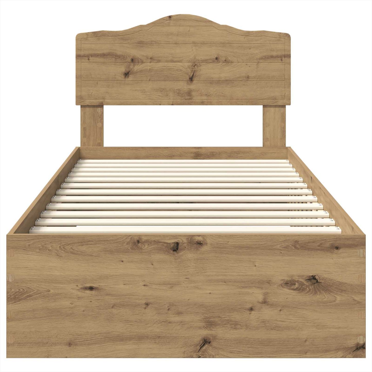 vidaXL Σκελετός Κρεβατιού Artisan Oak 90 x 190 cm Επεξεργασμένο ξύλο