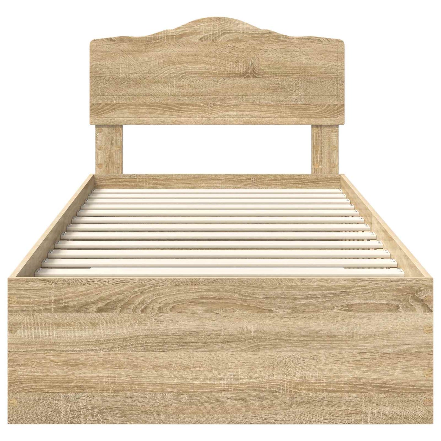 vidaXL Σκελετός Κρεβατιού Δρύς Sonoma 70 x 190 cm Επεξεργασμένο ξύλο